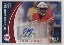 2017 Sage Hit Auto Red Greg Ward Jr #A40 Auto 0q3