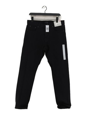 Uniqlo Herren Jeans W 33 in schwarz Baumwolle mit Elasthan gerade neu mit Etikett
