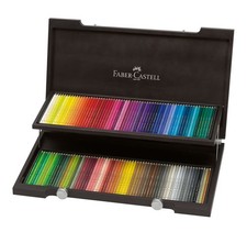 Faber Castell Polychromos Pencil - 120 Colour - Wooden Box - Never Used