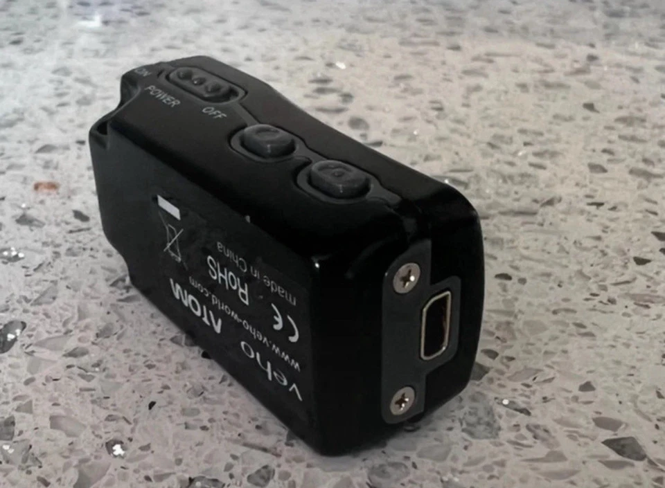 Veho Micro Action/Body Camcorder Rechargeable Excellent Condition - Image 2 of 4