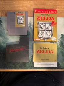 The Legend of Zelda Classic Series Box And Manuel NES