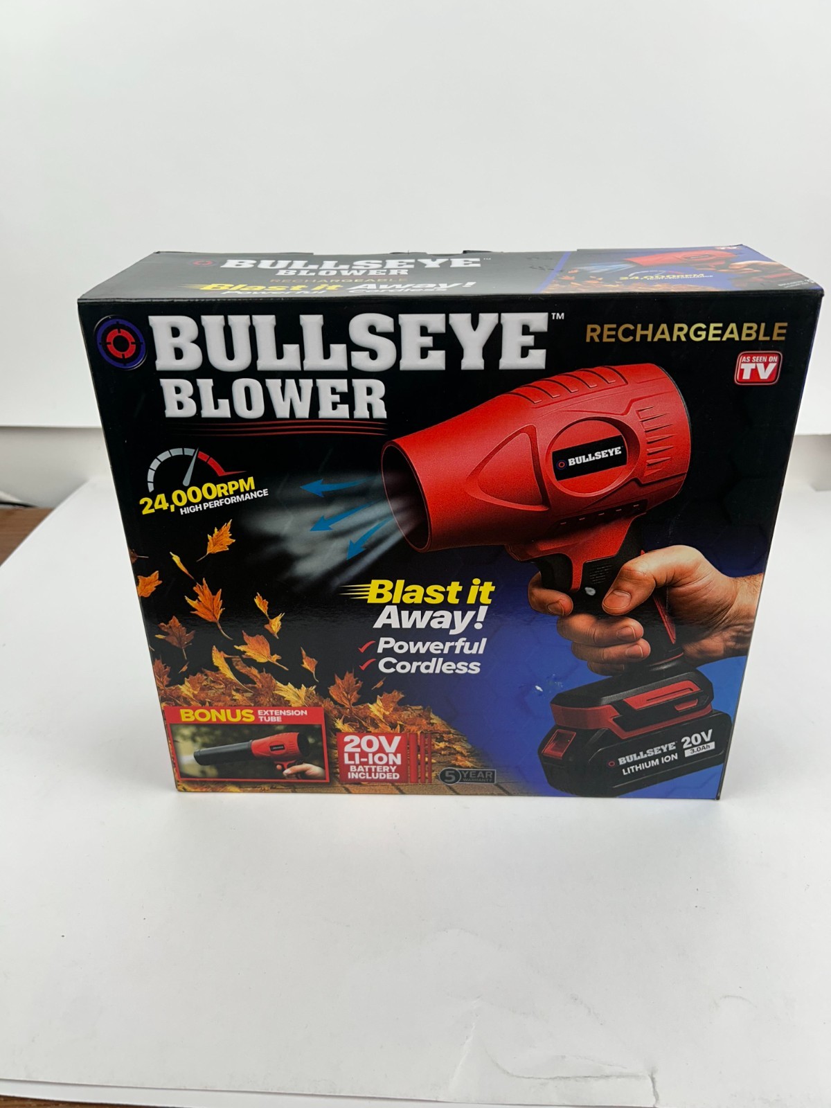 Rechargeable Cordless Leaf Dust Air Blaster 21k  20v Battery