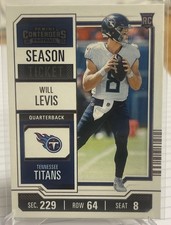 2023 Panini Contenders #97 Will Levis Rookie Titans Kentucky Penn State PSU RC