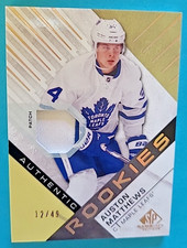 2016-17 Auston Matthews SP Game Used #101 Authentic Rookies Jersey Patch RC /49