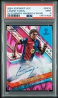 2024-25 TOPPS FINEST UCC MAGENTA WAVE AUTO LAMINE YAMAL 62/75 PSA 9