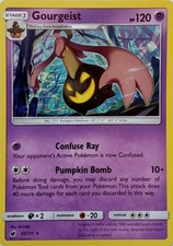 45/111 GOURGEIST | RARE | CRIMSON INVASION POKEMON CARD