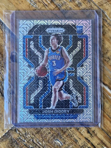2021 Panini Prizm Josh Giddey Mojo /25 Rookie RC Basketball Card - Austrailia