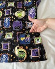 Halloween Scrub Top Frankenstein Skeleton Dracula Ghost Witch Cat L — photo 6