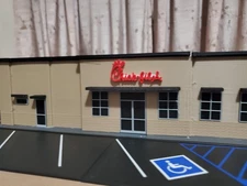 CHICK FIL-A S SCALE BUILDING-DIORAMA