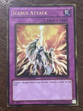 Icarus Attack GLD3-EN049 Gold Series 3 Limited Edition Gold Rare LP