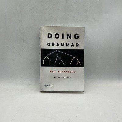 Doing Grammar Max Morenberg Oxford University Press White Trade PB 2014 USA