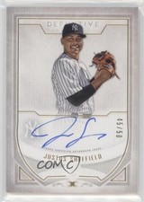 2019 Topps Definitive Collection Rookie 45/50 Justus Sheffield #DRA-JUS Auto 1u6