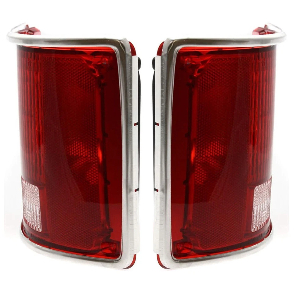 Par de luces traseras lentes para Chevrolet R10 Suburban Scottsdale Silverado 1988 Foto 3 de 3