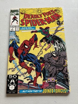 Deadly Foes of Spider-Man #1 , #2 (Marvel Comics May 1991)