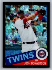 2020 Topps Update #CPC-34 JOSH DONALDSON 1985 Chrome Silver Pack Black #/199