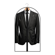 All Clear Garment Bags for Hanging Clothes Suit Bags for Closet Storage 40"