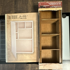 7gypsies Mini Librarie Drawer Craft Organizer Tim holtz configuration New