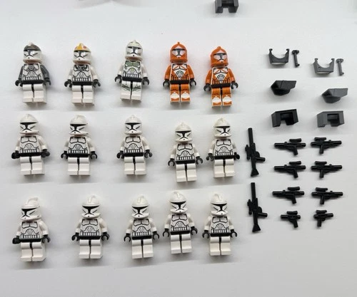 LEGO Star Wars Phase 1 Clone Trooper Lot With Accessories