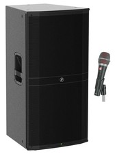 Mackie DRM315 2300 Watt 15" 3-way Powered DJ PA Speaker 2 SE Electronics Mics