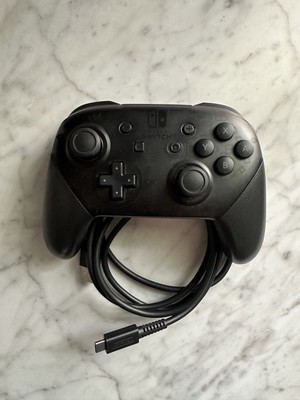 Nintendo Switch Wireless Pro Controller - Black With OEM Cable