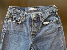 GRLFRND Tatum Jeans Women’s 27 Only Lies Button Fly Raw Hem Made In USA