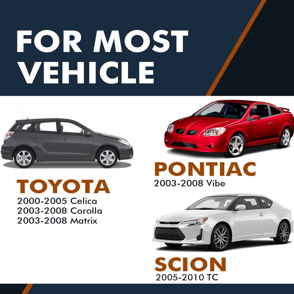 Rotores de disco de freno delanteros de 275 mm para Toyota Matrix 2003-2008 Foto 2 de 4