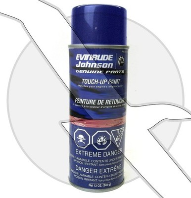 Johnson Evinrude Genuine OEM Factory Spray Paint Metallic Dark Blue 777174