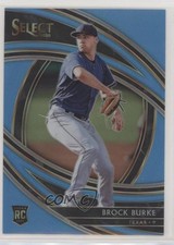 2020 Panini Select Premier Carolina Blue Prizm 22/35 Brock Burke #158 0qc1