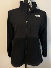 The North Face Black Denali Hooded fleece Jacket Size L Women  s