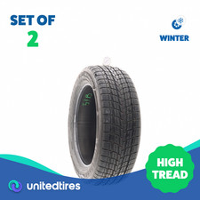 Set Of 2 Used 21555r17 Firestone Weathergrip 94v - 932