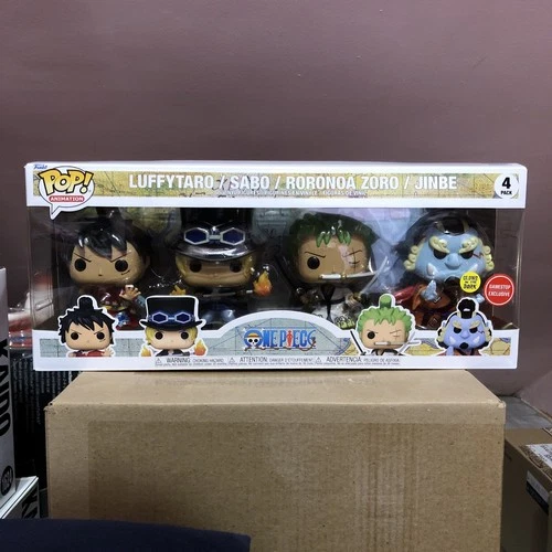 Funko Pop! animation One Piece 4 Pack Glows In The Dark • Exclusive GameStop