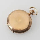 New York Standard Grade 44 Pocket Watch 6s 7j Running Full Hunter Gold Filled