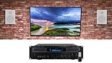 Technical Pro RX113 1500w Home Theater Amplifier Receiver 5.25" White Speakers