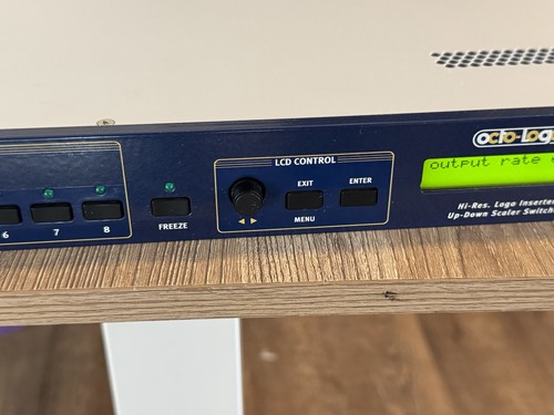 Analog Way Octo-Logo Hi-Res Logo Inserter Up-Down Scaler Switcher SCHNELLER VERSAND - Bild 4 von 12