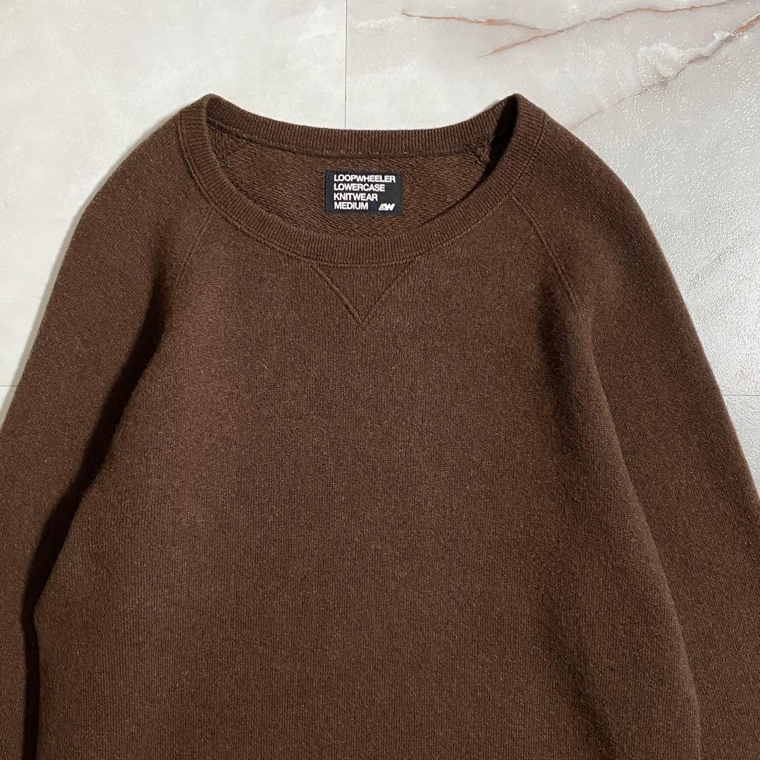 Loopwheeler x Lowercase front V knit sweatshirt, … - image 11