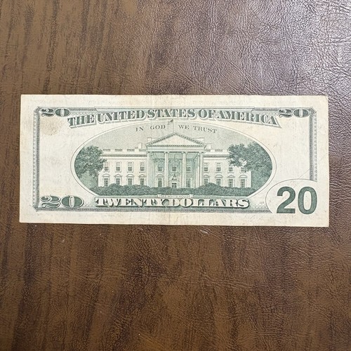 1996 TRINARY $20 Federal Reserve Twenty Dollar Note Flipper Serial # 69991616 - Picture 2 of 8