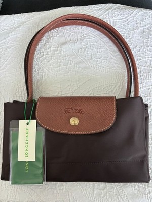 NWT Longchamp L Le Pilage Original Large Tote- Mocha