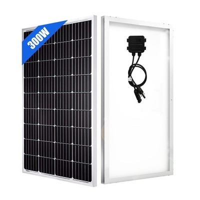 2X 300W Solarpanel Solarmodul Monokristallin für Wohnmobil Balkonkraftwerk Dach