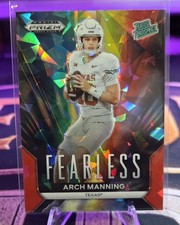 2024 Panini Prizm Draft Picks - Fearless Arch Manning #F-AM Red Ice Prizm 🔥🔥