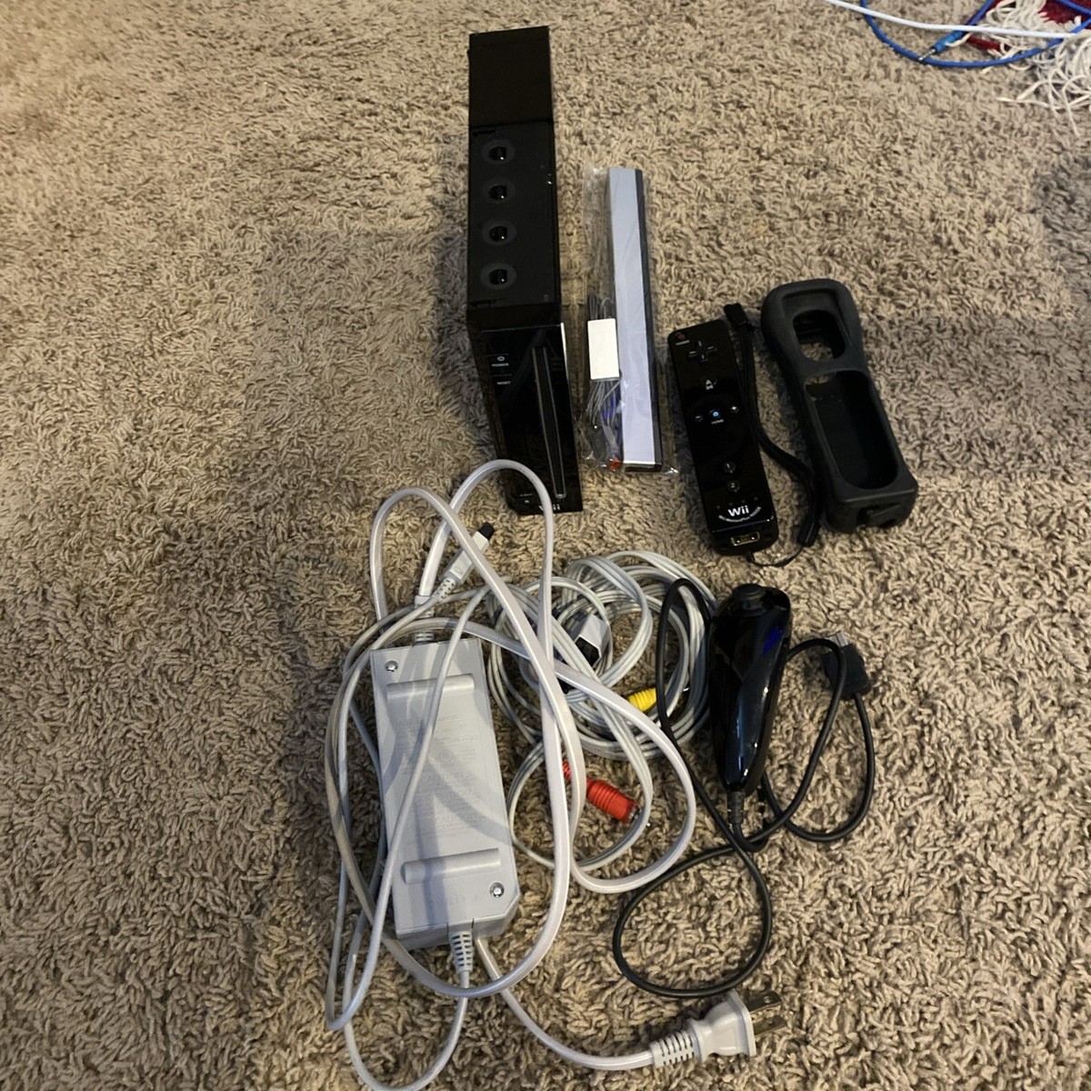 Black Nintendo Wii Backwards Compatible Tested And Working