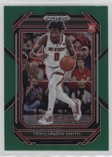 2023-24 Panini Prizm Draft Picks Green Prizm Terquavion Smith #10 15ej