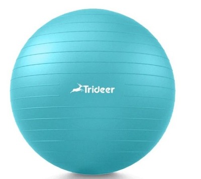 Anti-Slip Yoga Ball 19-22in Exercise Stability Ball Extra Thick w/ Pump -Turkis