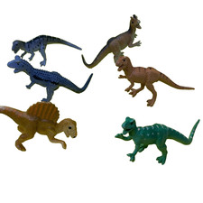 2" Safari Ltd Mixed Dinosaur Mini Figures lot of 6