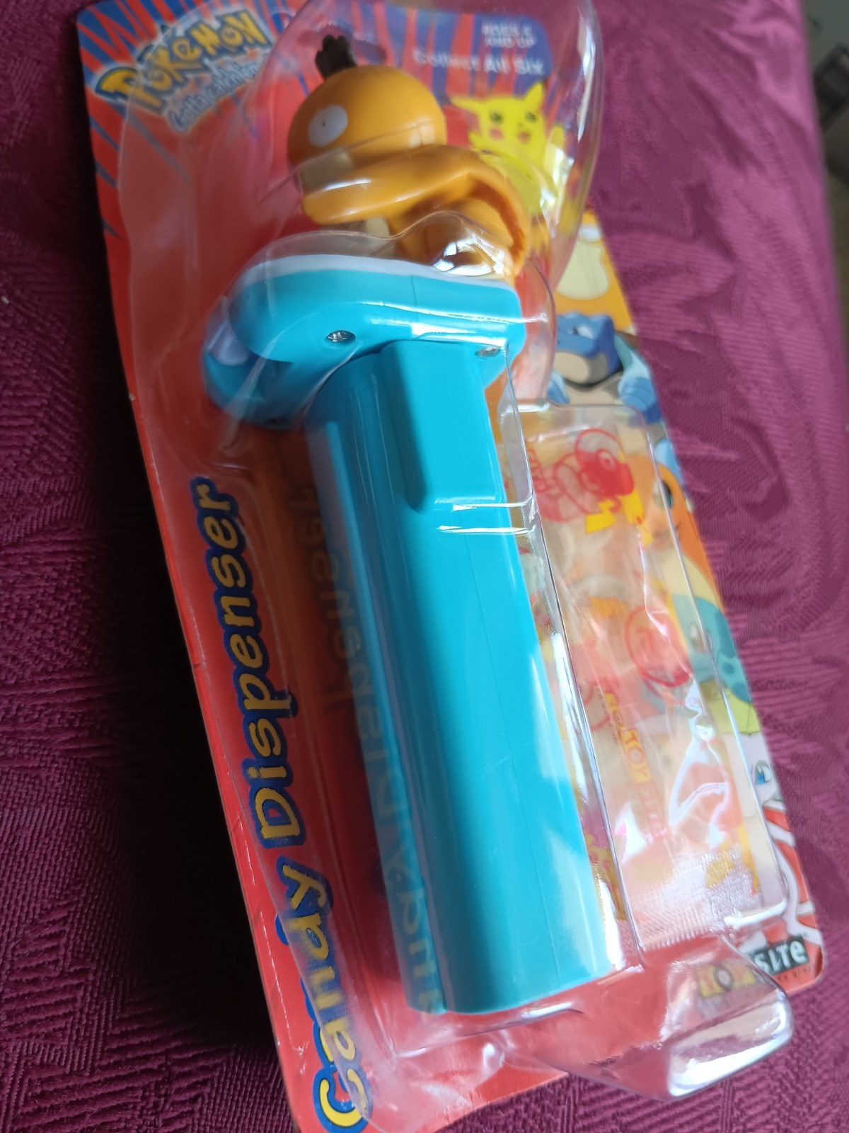 Lot Of Four Pokémon 1999 Toy Site Nintendo Pez Dispensers Pikachu Mew Blastoise