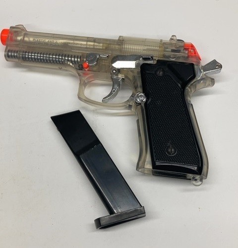 Clear Airsoft Pistol 6mm, -Sold for Parts/Refurbishing