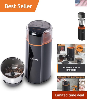 #ad Silent Vortex Electric Coffee Grinder: 3 oz Capacity 5x Quieter 175W Motor ... $83.19