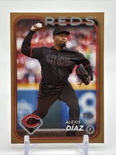 2024 Topps Series 1 - Alexis Diaz #297 Gold /2024 SP Cincinnati Reds