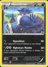 Honchkrow 52/119 Rare Phantom Forces Pokemon Lightly Played