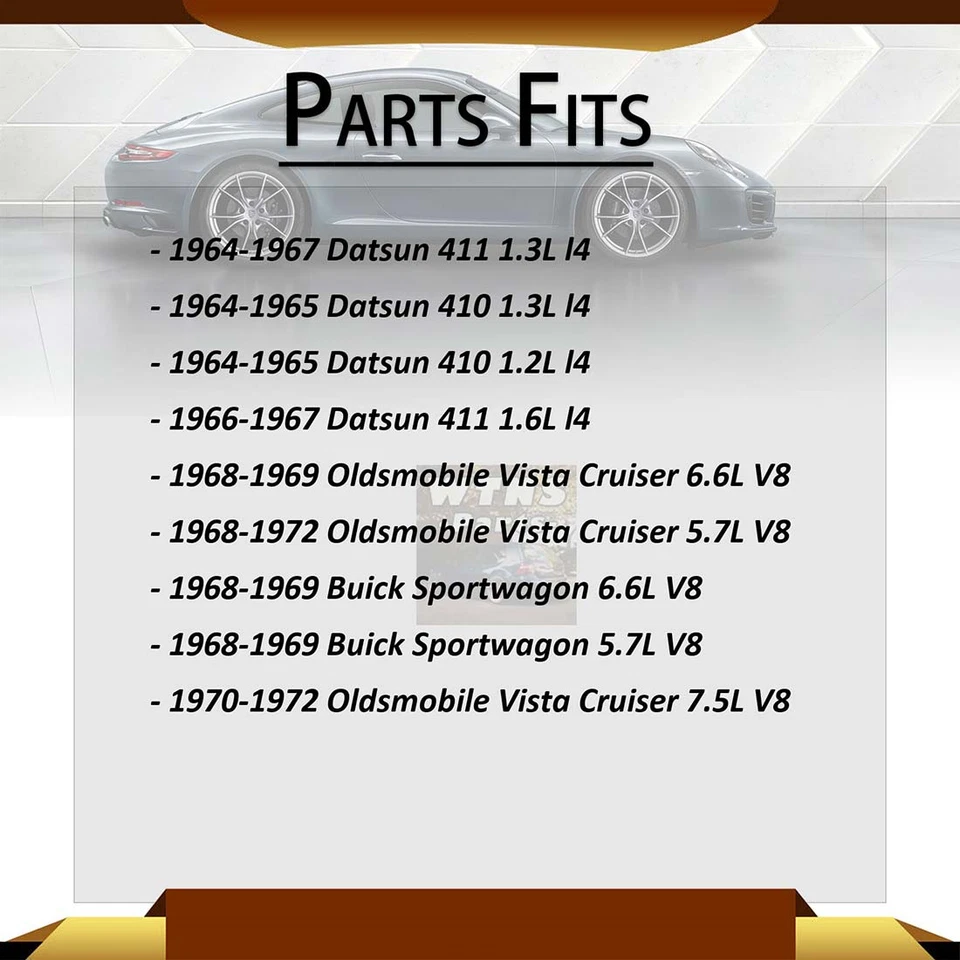 4x Amortiguadores delanteros traseros Monroe para Datsun 411 1964-1967 Foto 2 de 4