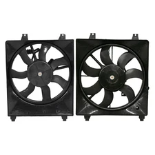 Radiator and A/C Condenser Cooling Fan For 2007-2009 Hyundai Santa Fe